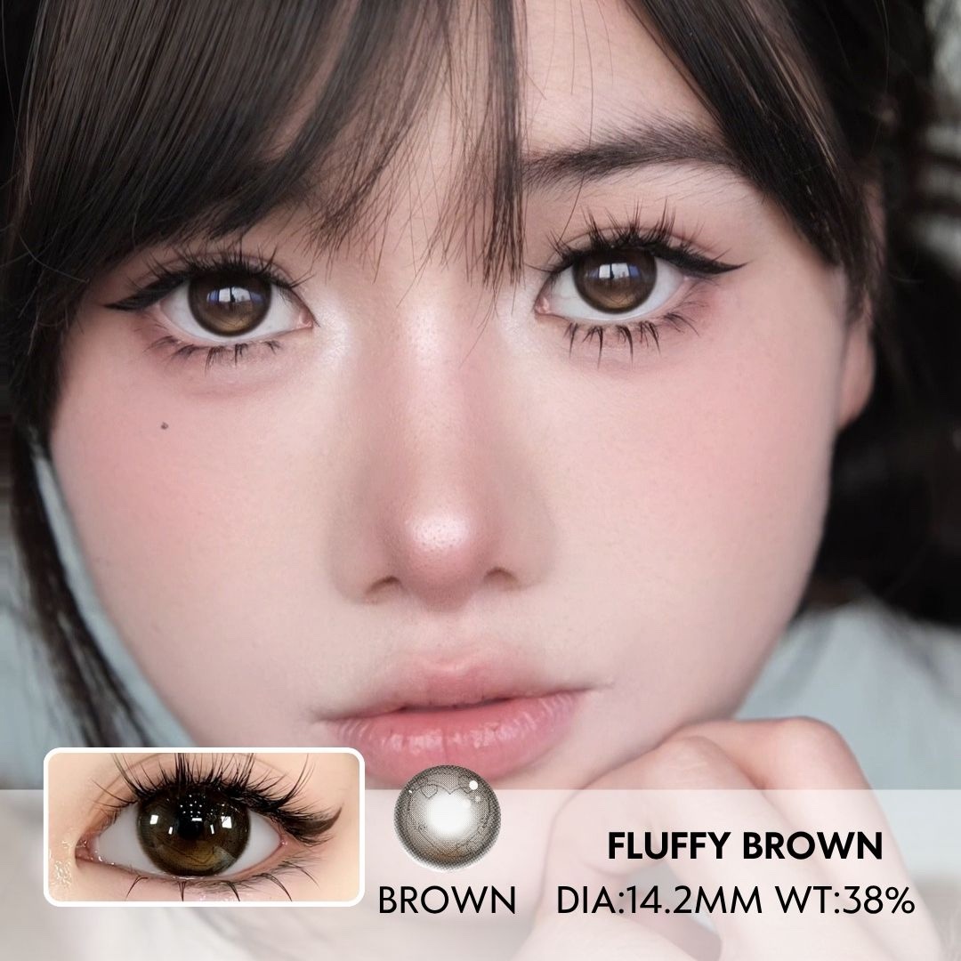 Fluffy Brown 15mm